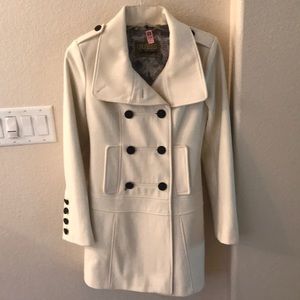 Guess//wool//cream (off white)//pea coat